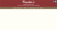 Desktop Screenshot of kruckers.com