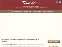 Tablet Screenshot of kruckers.com